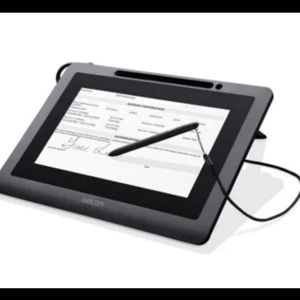 New Wacom Interactive Signature + Drawing Tablet Set